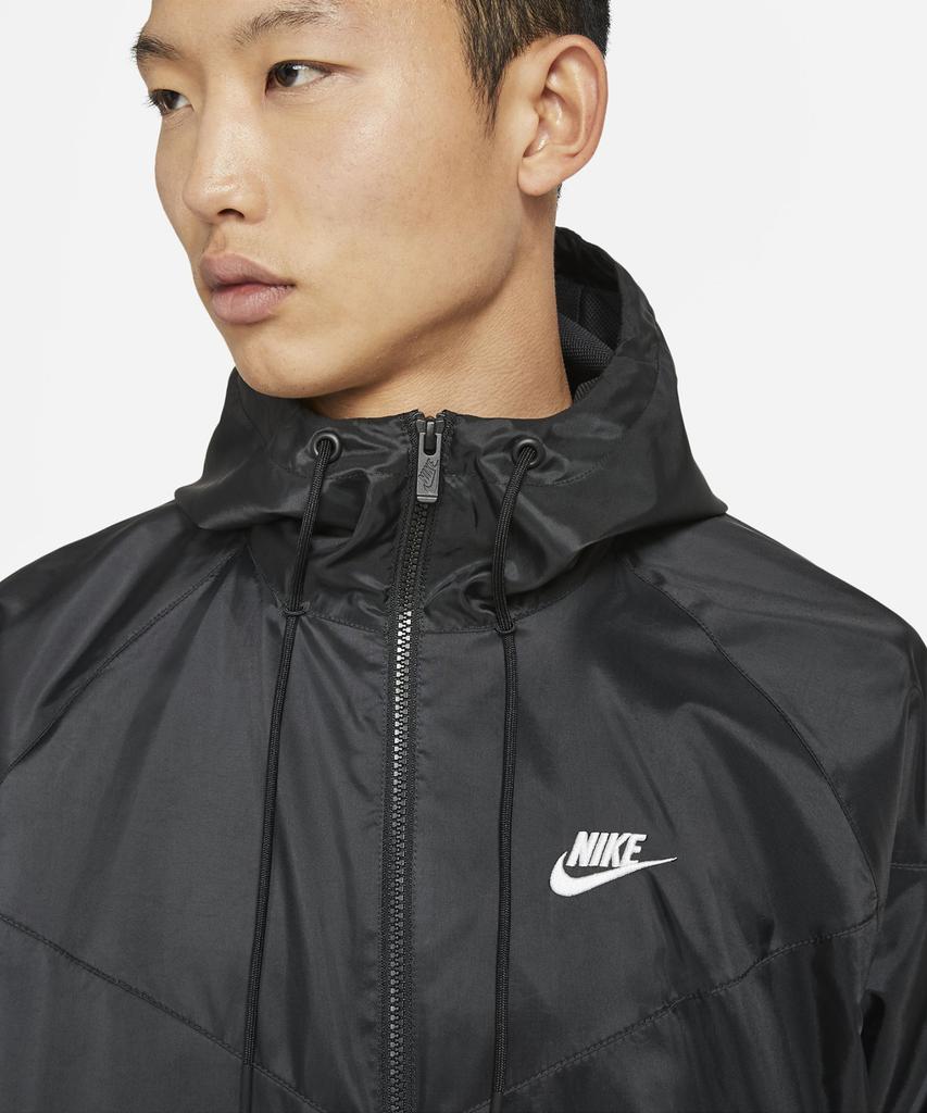 Nike Sportswear Windrunner Hooded Jacket M - Black:White / Da0002-010