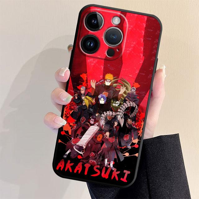 Мягкий чехол из ТПУ для iPhone 6s 11 SE XR XS X 14 Plus 8 13 Pro Max 7 12 Mini 14 Pro Max, чехол A-Akatsukis N-arutos