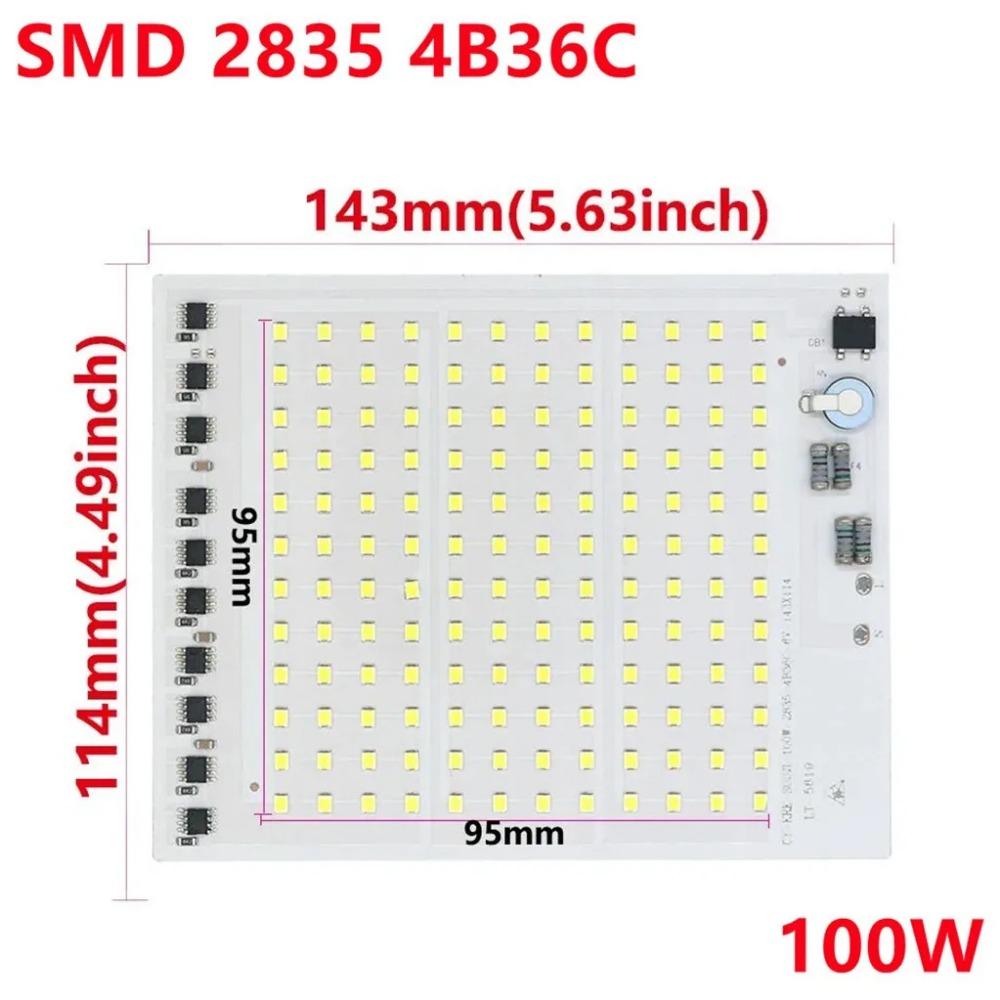 Светодиодные лампы чипы 220 В SMD чип 2835 Smart IC светодиодный модуль Замена 10 Вт 20 Вт 30 Вт 50 Вт 100 Вт для наружного прожектора прожектор