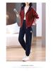 Women's Spring-Autumn 2025 Casual Sportswear: Fashionable, Age-Reducing Sweatshirt Two-Piece Set for Middle-Aged Moms