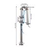 2inch Stainless Steel Moonshine Reflux Distilling Column Brew Wine Making Tool Tubular Distillation Tower Mesh Brewing Equipment
