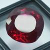 Natural Red Ruby Loose Gemstone Square Cushion Cut 15.35 ct for Jewelry Making and Gem Collections
