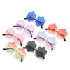 Party Favor Rimless Snowflakes Shades Photo Glasses Fashion Sun Glasses Flower Lens Sunglasses