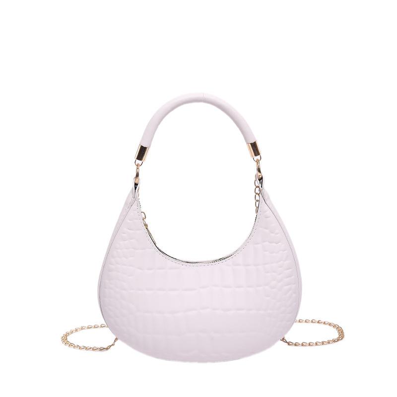 Женская сумка с цепочкой, сумка через плечо с узором из камня, сумка-мешок Niche Underarm, модная универсальная сумка-мессенджер