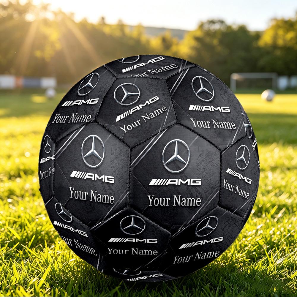 Mercedes Trucks Size 5 Football, Custom Name Text Personalized Soccer Ball Sport Training Gift