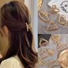 New Metal Hair Clips Claw Fashion Geometric Small Hair Clip Grab For Women Girls Hairpins Hairstyle Barrettes Hair Accessories