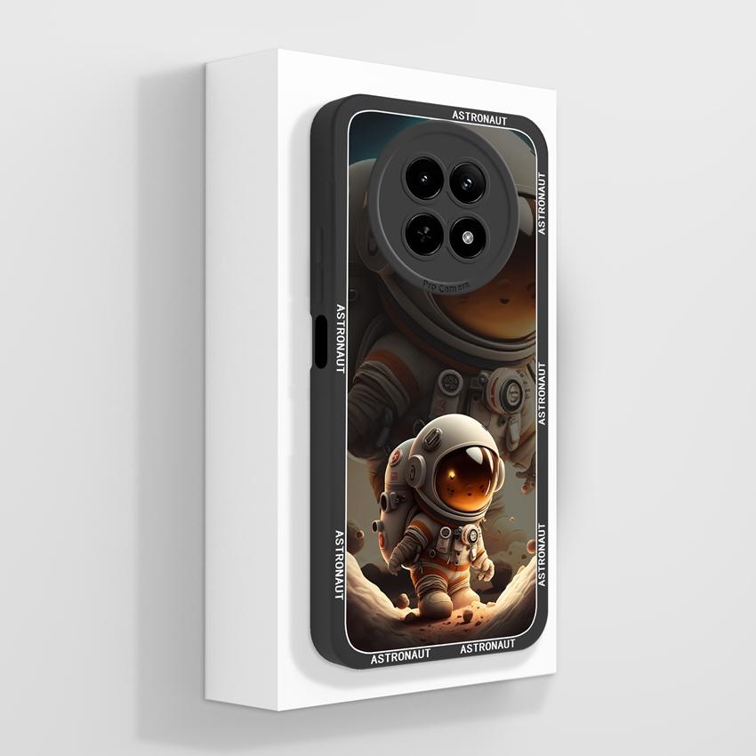 Чехол для Oppo Realme 12 13 14 P1 P2 Pro 14T 12X Сумки для телефона Милые узоры с медвежьими лапками Жидкий силикон Улучшенный пыленепроницаемый защитный чехол для корпуса Oppo