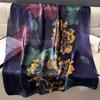 Women Scarf Silk Scarves Spring And Summer Fashion Printing Shawl Temperament Long Wrap Thin For Travel Warm Neck Sun Protection