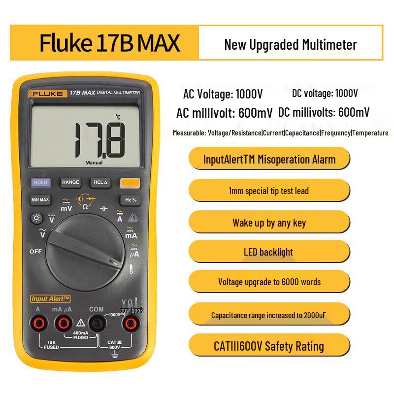 Цифровой мультиметр Fluke FLK-17B MAX (Китайская версия)