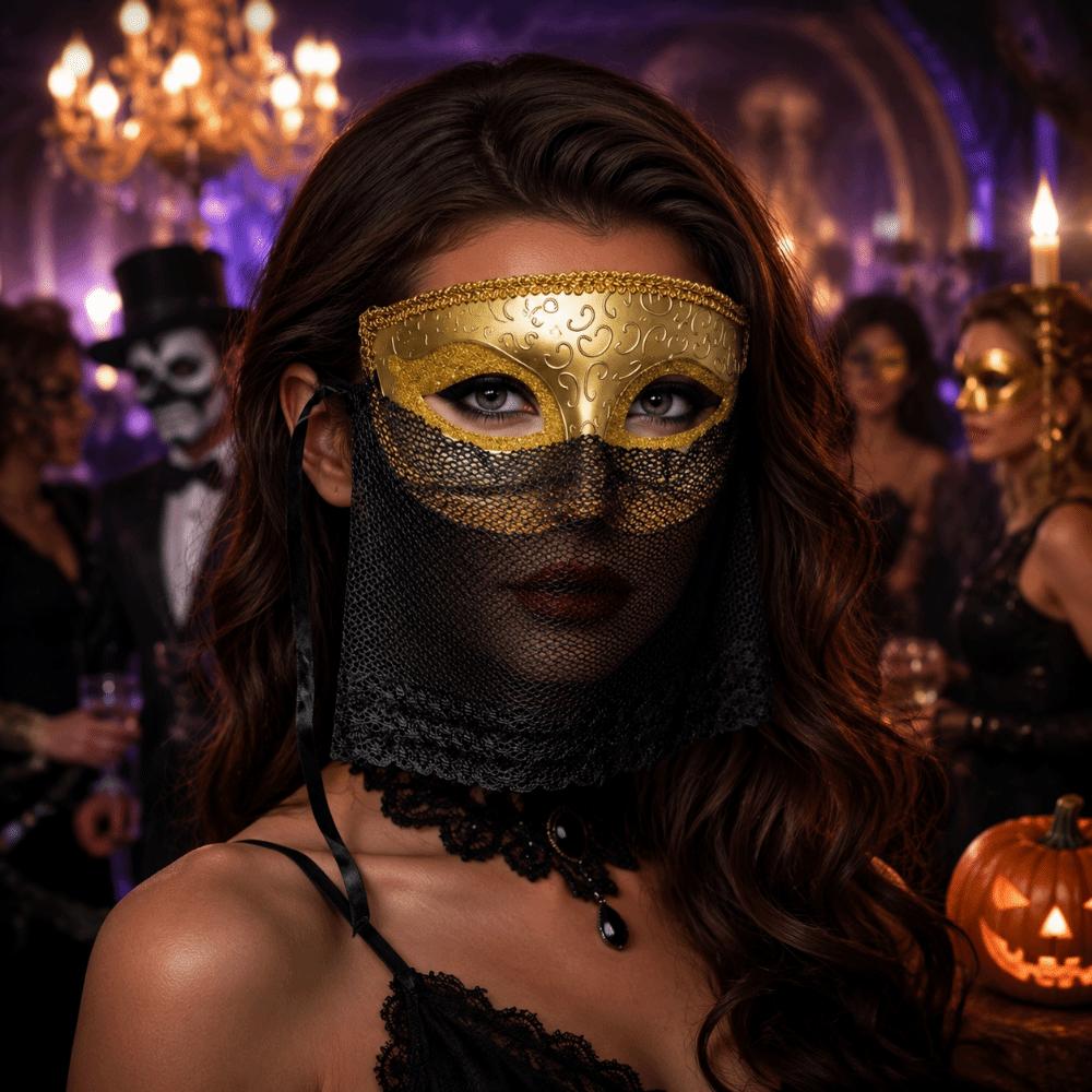 Creative Venice Singing Mask Retro Style Halloween Party Mask Party Cosplay Mask Festival Supplies
