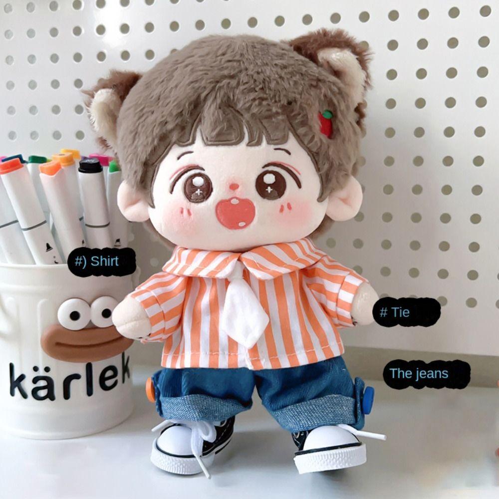 Fashion 20cm Cotton Doll Clothes Dressing Game DIY Doll's Accessories Trendy Replacement Outfit