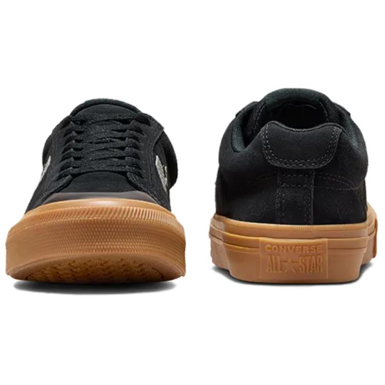 Converse Спорт Кэжуал Удобные Универсальные Прочные Низкие Кеды для Скейтборда Унисекс Кроссовки Черные Коричневые A13403C