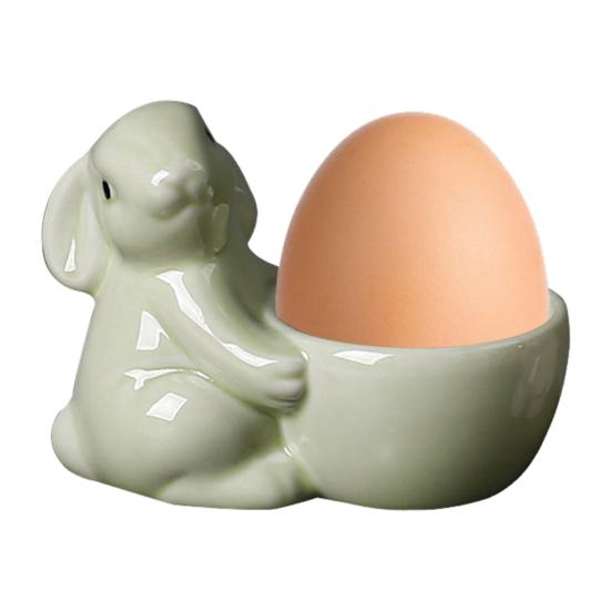 Керамическая подставка для яиц в виде кролика, декор для стола для завтрака, подставка для яиц в виде кролика для яиц всмятку, украшение для дома на Пасху