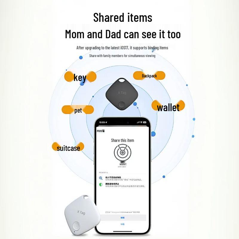 Global Tracking Locator for iPhone - Anti-Lost Device for Pets, Elderly, and Children