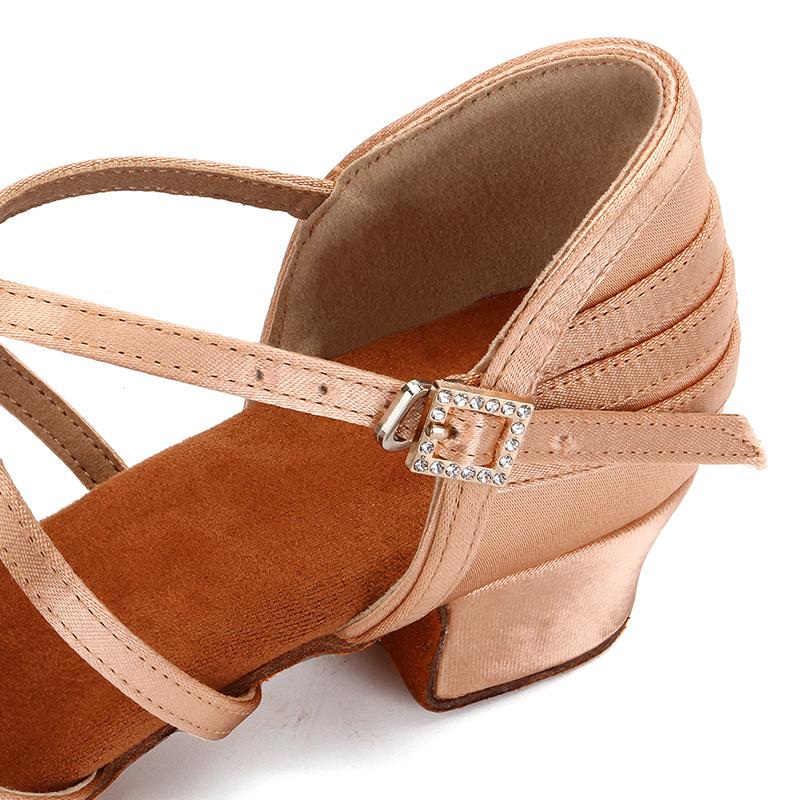 Туфли для латиноамериканских танцев на низком каблуке для детей, девочек, женщин, с мягкой подошвой, танцевальные туфли для танго, сальсы, бальных танцев, на каблуке 3,5 см