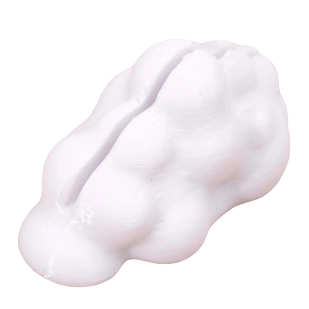 3pcs Cloud-Shaped Photo Holders 3D Printed Business Card Holder Desktop Ornaments Room Decoration
