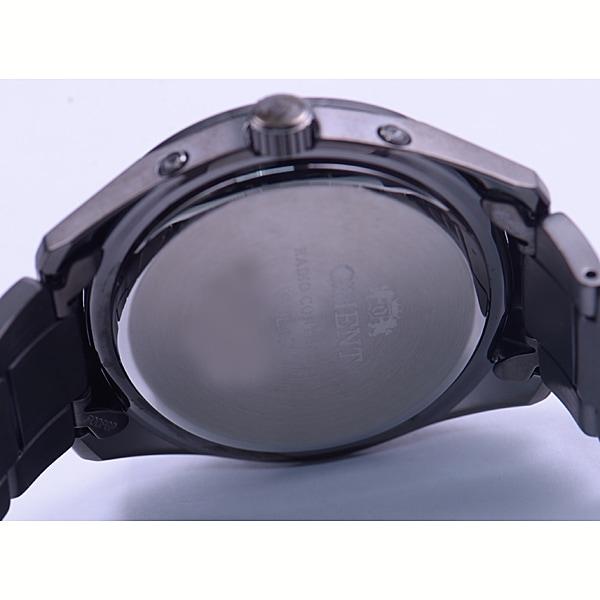 Orient Men's WV0051SE (Neo70's Solar Radio Men's) Round Watch Black Stainless Analog