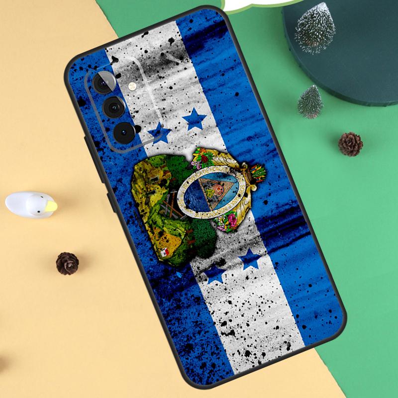 Honduras Flag Case For Samsung Galaxy A34 A54 A14 A13 A33 A53 A12 A32 A52 A71 A51 A25 A55 A35 A15 Cover