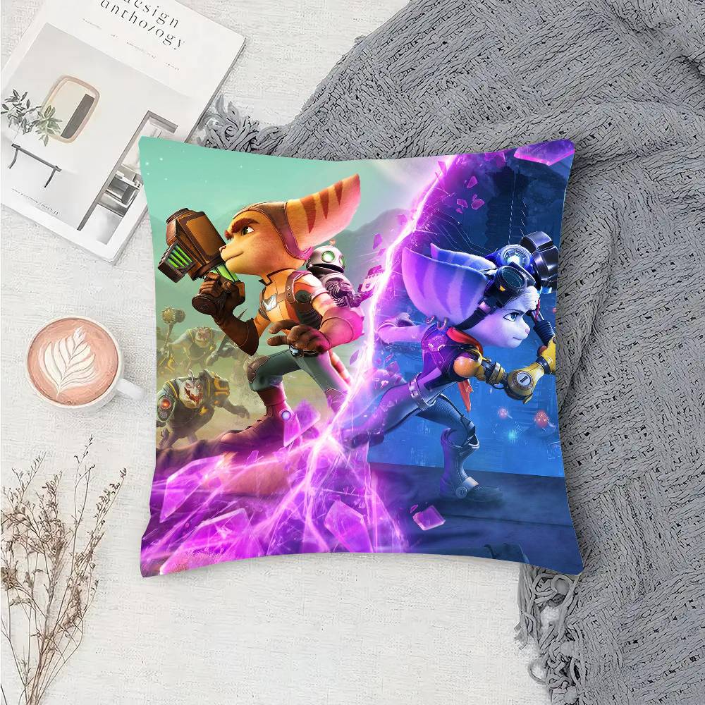 Игровой набор R-Ratchet C-Clank Винтажная Наволочка Чехол на Подушку для Дивана Комната Домашний Декор