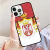 Флаг Сербии Сербский Чехол для Телефона для iPhone 17 Air 16 15 14 12 13 PLUS 11 PRO MAX Задняя Крышка Fundas coque Чехол
