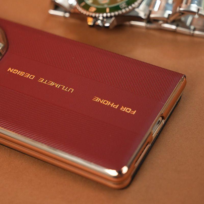 Premium Flip Case Mate X6 With Dual Hinge Design Magnetic View Window Shockproof Anti-Fingerprint PU Leather