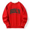 Brooklyn 1898 New York Letter Printing Unisex Hooded Fleece Soft Warm Pullover Fashion Classic Hoodies Sport Original O-Neck Hoody