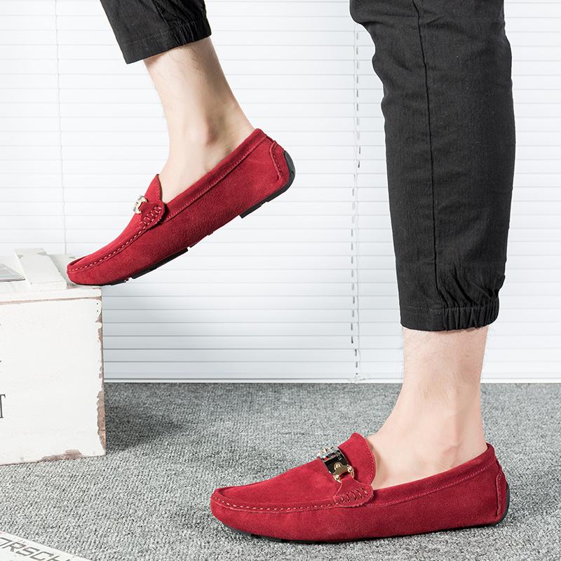 Мужские мокасины из кожи и замши, роскошные дизайнерские летние новые мужские мокасины, повседневная обувь, мужские туфли на плоской подошве, легкие туфли для вождения