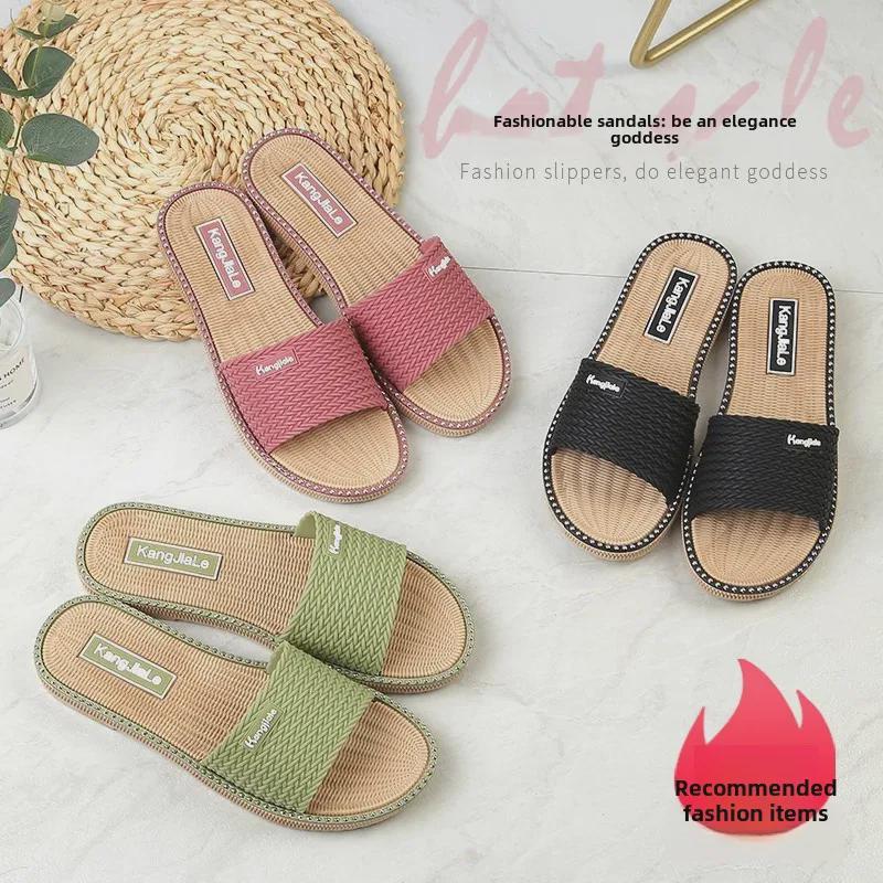 2025 Women's Non-Slip Fashionable Beach Flip Flops - New Summer Sandals
