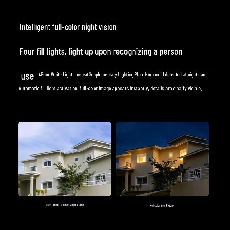 Uniview 4G Wireless HD Full-Color Night Vision Security Camera CN plug (adapter included)