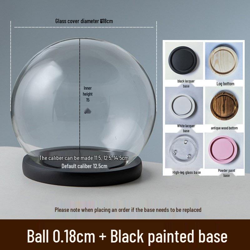 Eternal Flower Glass Dome: Modern Home Decor with Preserved Flowers and Handcrafted Figurine