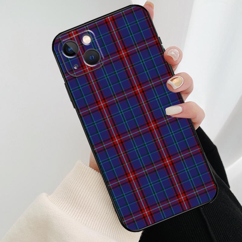 Чехол для телефона Clan Stewart с узором в клетку для iPhone 17 Pro Max 15 14 13 11 12 16 Pro Max mini 15 16 Plus 16e 17 Air Cover