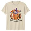 Believe In Unicorns Unisexs TShirt Unicorn Pumpkin Fall Halloween Gift For Her