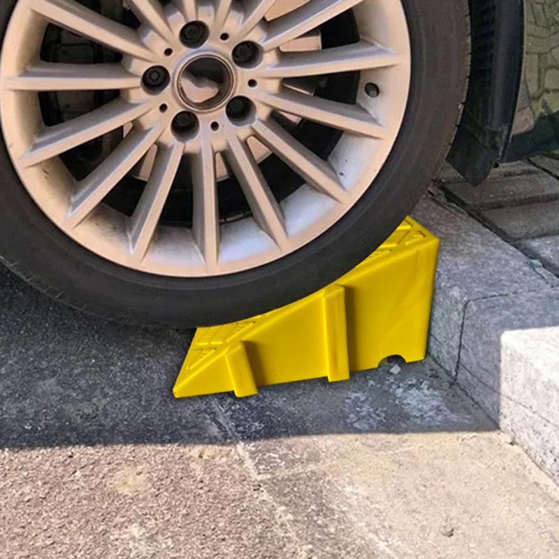 Автомобильный бордюрный пандус, сверхпрочный ПВХ бордюрный пандус, портативный легкий пороговый пандус для подъездной дорожки, тротуаров, мотоцикла, автомобиля