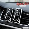 2 шт. Чехлы для брелока автомобиля Подходят для Toyota Aygo Yaris Highlander Camry Rav4 Брелок с 2 кнопками Премиум-класс Автомобильный аксессуар для интерьера
