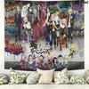 TOKYO REVENGERS Wall Tapestry Aesthetic Wall Hanging Printed Fabric Blanket Decorative Tapestries for Bedroom Living Room Home Decor