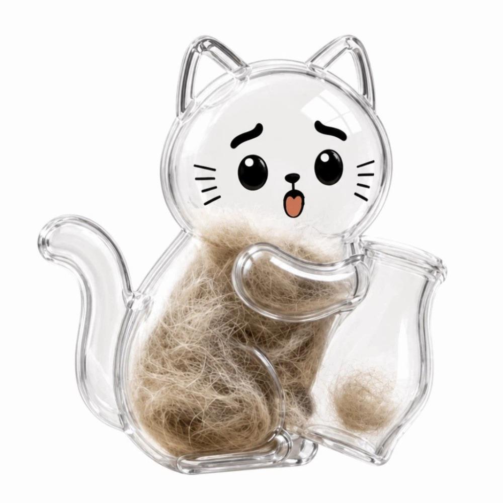 DIY Pet Hair Keepsake Box Transparent Pet Memorial Container  Pet Souvenirs