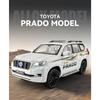 1/18 Scale Toyota Prado SUV Off-road Vehicle Alloy Scale Car Model Diecast Metal Sound and Light Collection Children Toy Car Vehicle Gift