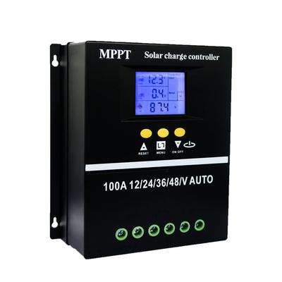 Контроллер заряда солнечной батареи MPPT 60A/80A/100A 12В/24В/36В/48В Интеллектуальный регулятор для свинцово-кислотных/литиевых аккумуляторов