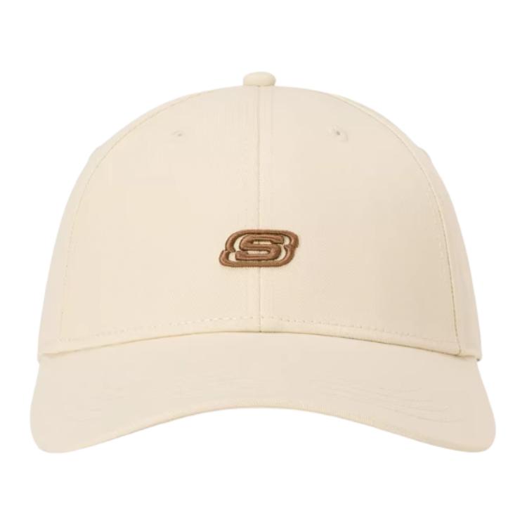 Skechers Кепка-утка с маленьким логотипом, унисекс, цвет яичной скорлупы L126U023-00V7