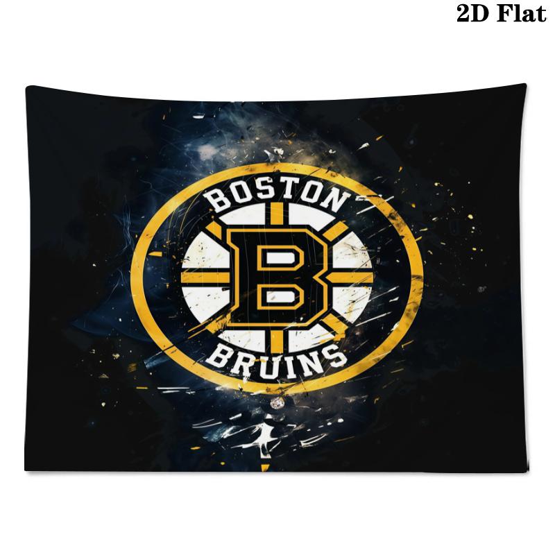 Boston Bruins Printed Tapestry – Wall Hanging for Bedrooms, Dorms, and Home Decor