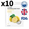 Vitamin Solution Mask Pack (10 Sheets) – Brightening & Hydrating Face Masks