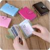 Men and Women Fashion Solid Color Bus Card Sets