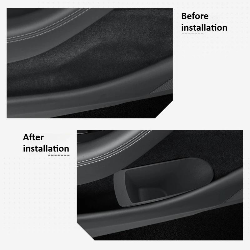 Мусорное ведро для Tesla Model Y Juniper/Model 3 2025 Ведра для хранения Двери водителя и пассажира Организация Коробка для хранения Автомобильные аксессуары