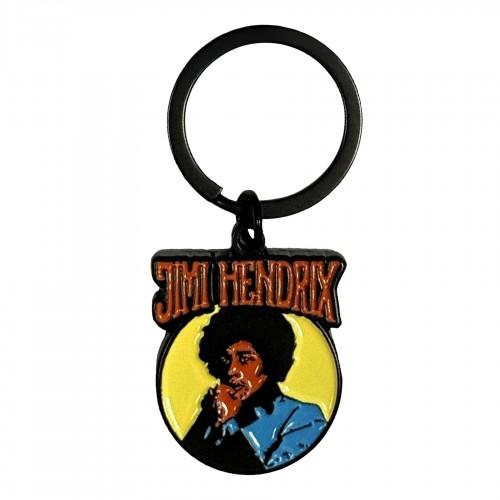 Jimi Hendrix Vintage Circle Keyring