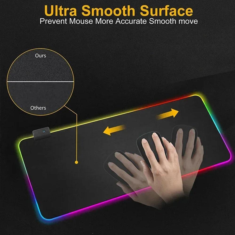 Коврик для мыши Alienware Коврик для мыши с RGB-подсветкой Коврик для мыши для ноутбука Коврик для мыши для ноутбука Геймерский стол Компьютерный стол Игровые аксессуары