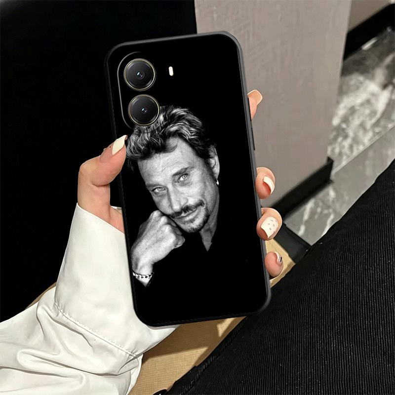 Johnny Hallyday Music Soft Phone Case for Xiaomi Poco X5 X6 X7 X8 Pro Max X3 F7 F8 Ultra M8 M7 M6 M5 Redmi 15 15C 14C 13C 12C X4