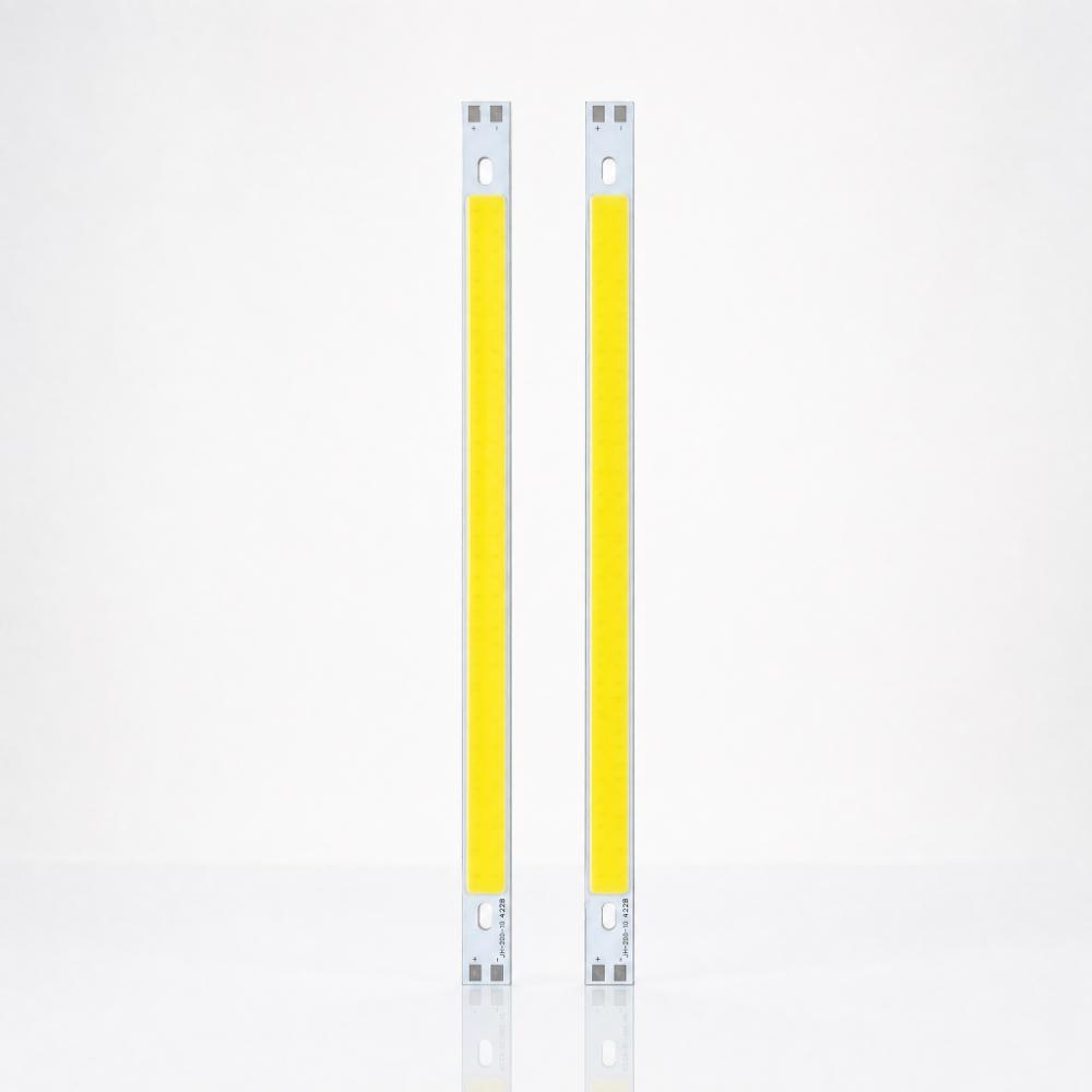 2PCS 12-14V COB LED Light Chip 10W LED Light Board Strip Shape Light Source  Recessed Lighting