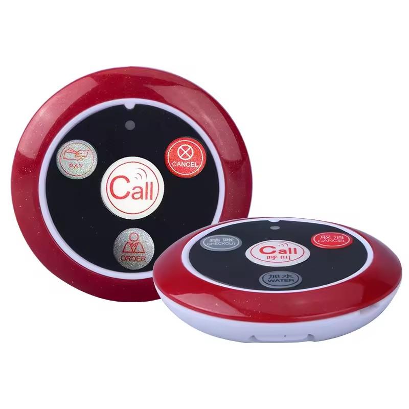 Wireless Cafe Spar Club Restaurant Service Waiter Table Calling Call Transmitter Button