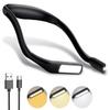 LED Neck Reading Light Flexible USB Rechargeable Book Bed Night Lamp