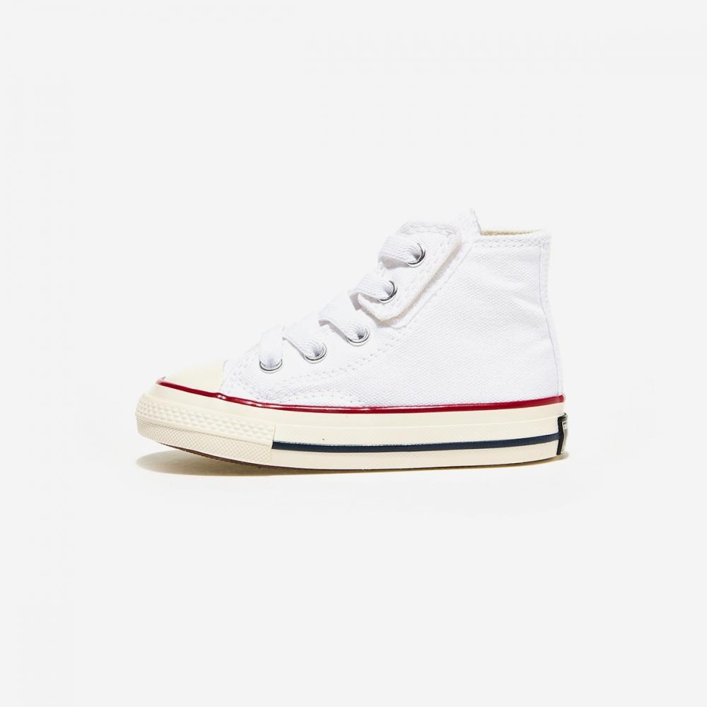 Converse Chuck 70 1 Velcro Высокий Белый Черный Egret